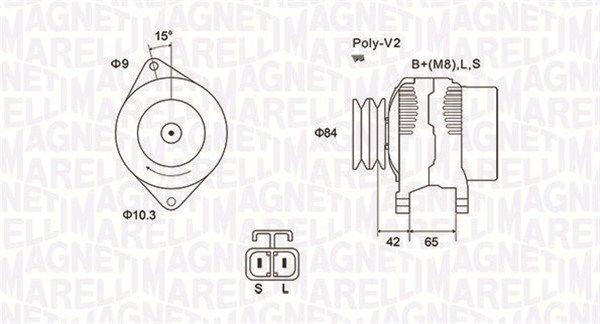 063731530010 Magneti Marelli Авто генератор